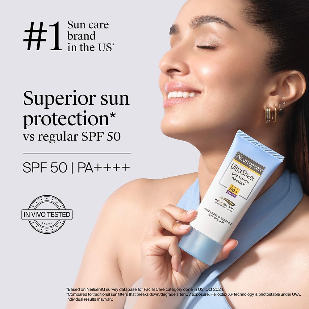 Neutrogena Ultra Sheer Sunscreen SPF 50+ PA++++