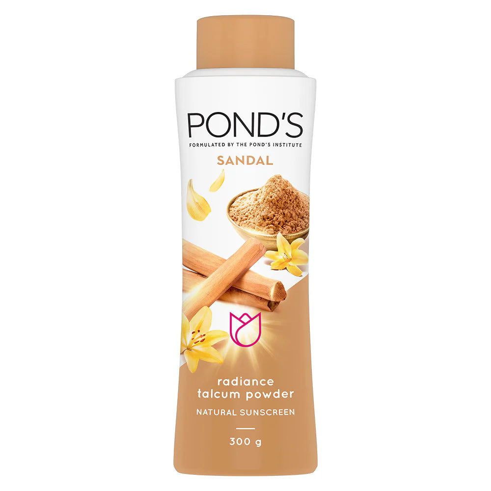 POND'S Sandal Radiance Talcum Powder Natural Sunscreen 300 g
