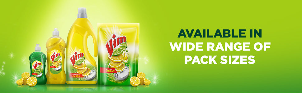 Vim Dishwash Liquid Gel Lemon 500 ml