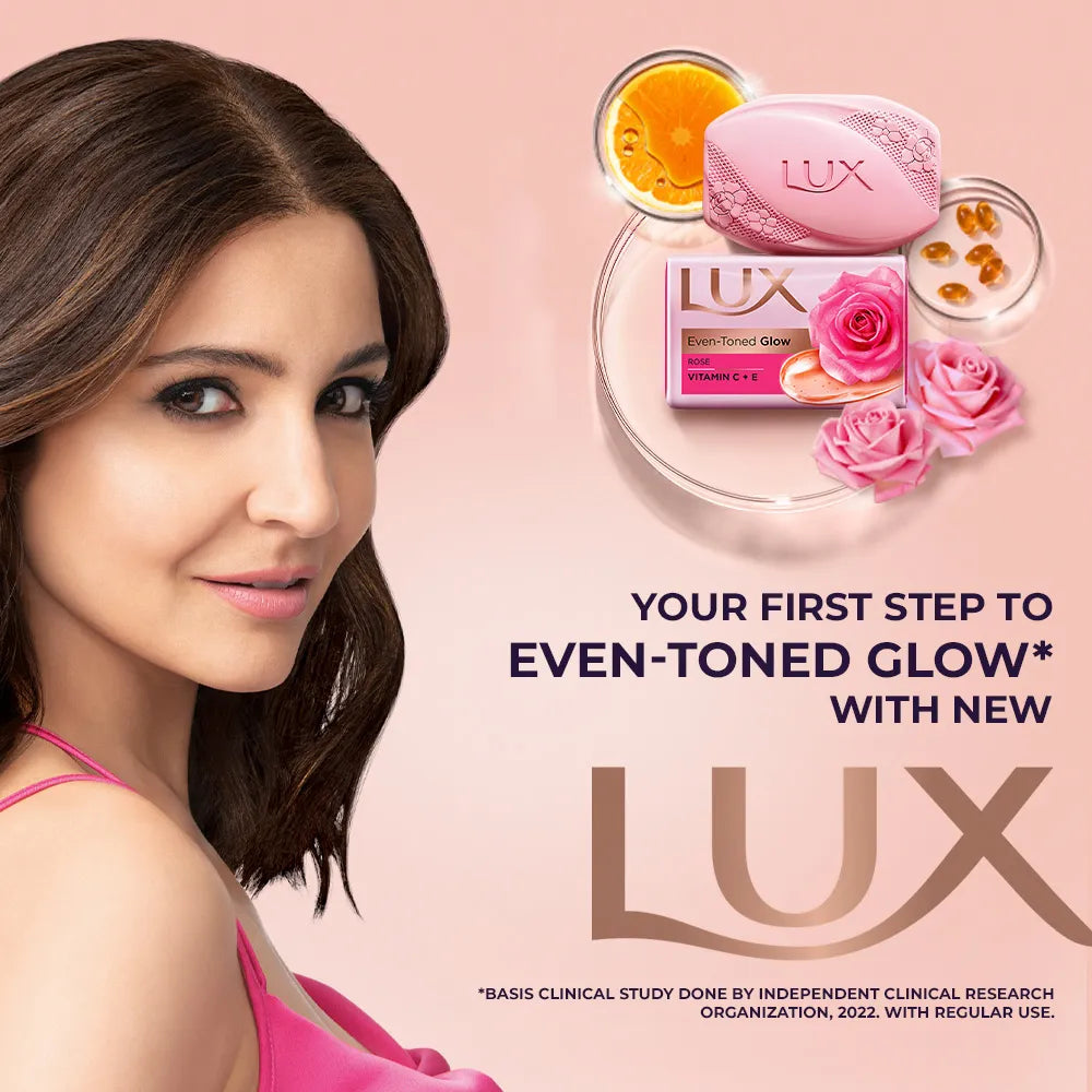 Lux Even Toned Glow Rose with Vitamin C & E