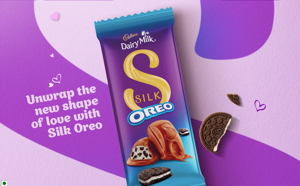 Cadbury Dairy Milk Silk Oreo Chocolate Bar 124g