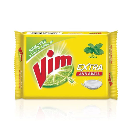 Vim Extra Anti Smell Pudina Dishwash Bar 250 g