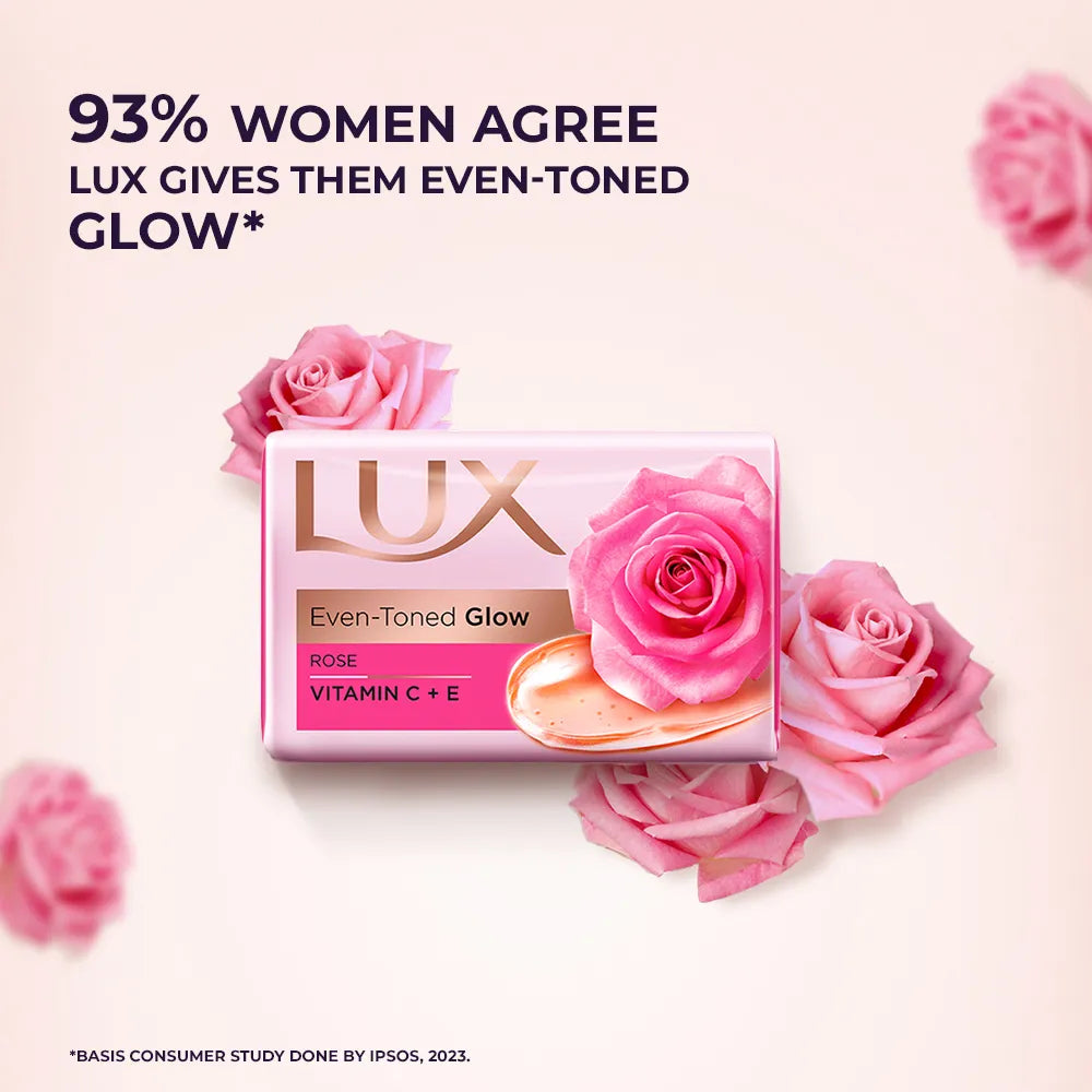 Lux Even Toned Glow Rose with Vitamin C & E
