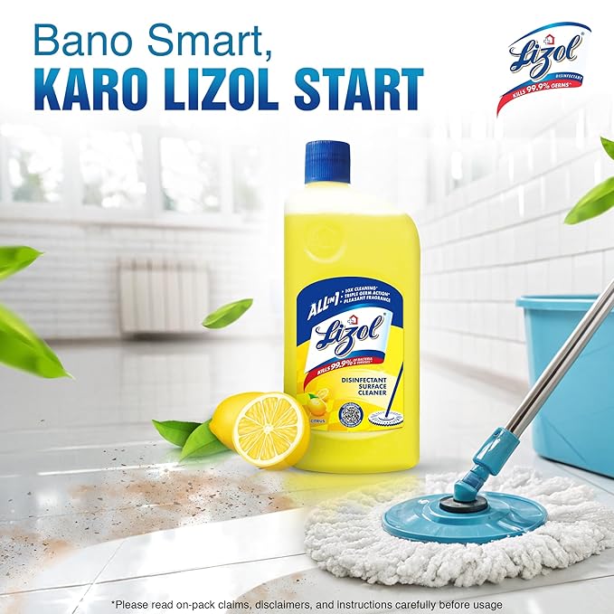 Lizol Citrus Floor Cleaner Liquid 500 ml