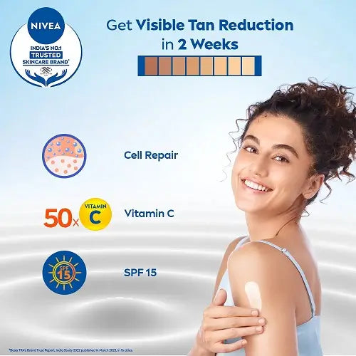 Nivea Body Lotion Natural Glow Cell Repair SPF 15
